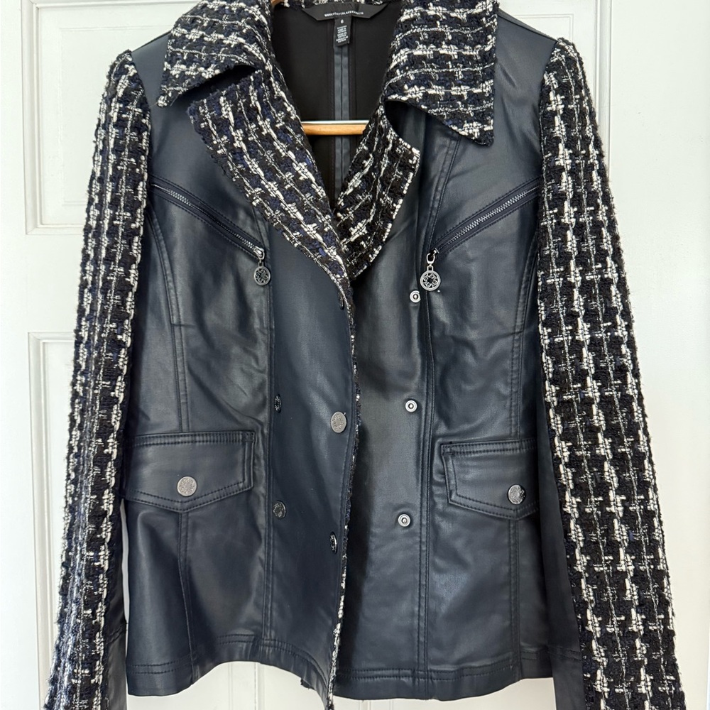Stylish Black and White Women's Jacket